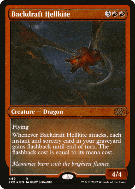 Backdraft Hellkite (449) — Double Masters 2022