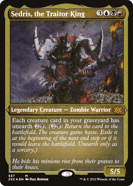 Sedris, the Traitor King (537) — Double Masters 2022