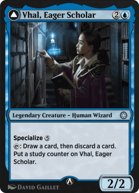 Vhal, Eager Scholar (8) — Alchemy Horizons: Baldur's Gate