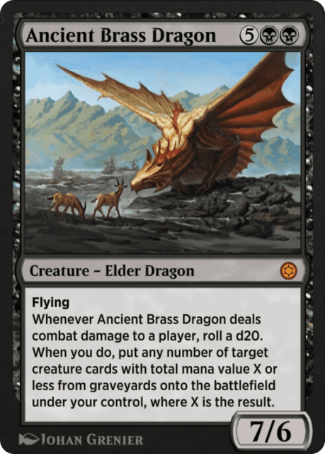Ancient Brass Dragon (141) — Alchemy Horizons: Baldur's Gate