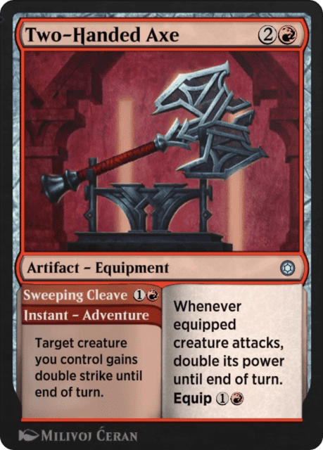 Two-Handed Axe // Sweeping Cleave (191) — Alchemy Horizons: Baldur's Gate