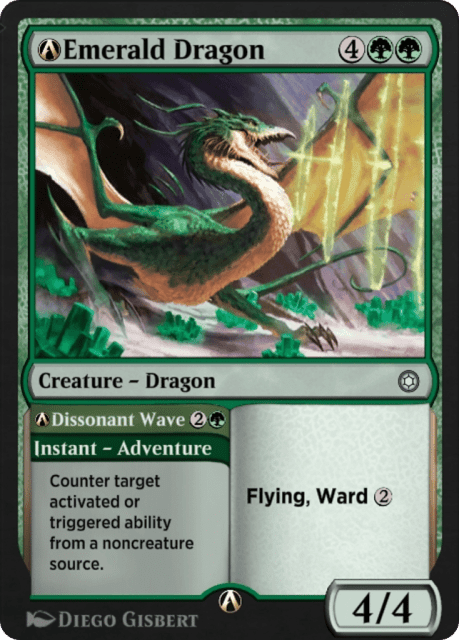 A-Emerald Dragon // A-Dissonant Wave (A-210) — Alchemy Horizons: Baldur's Gate