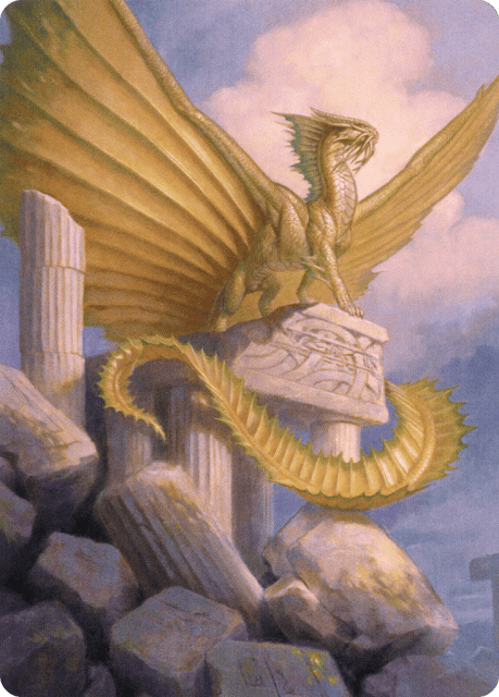 Ancient Gold Dragon (5) — Battle for Baldur's Gate Art Series