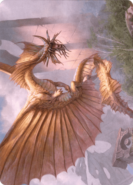 Ancient Gold Dragon (28) — Battle for Baldur's Gate Art Series