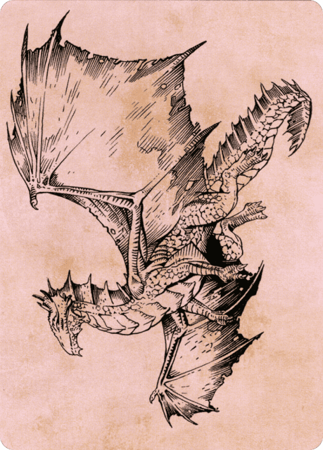 Ancient Bronze Dragon (58) — Battle for Baldur's Gate Art Series