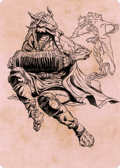 Korlessa, Scale Singer (68) — Battle for Baldur's Gate Art Series