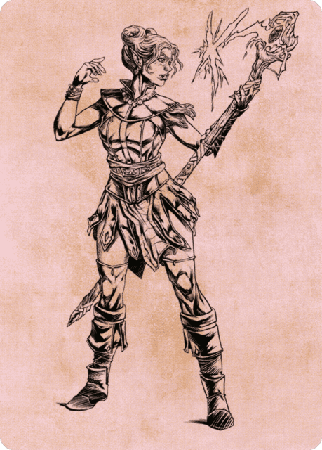 Neera, Wild Mage (74) — Battle for Baldur's Gate Art Series