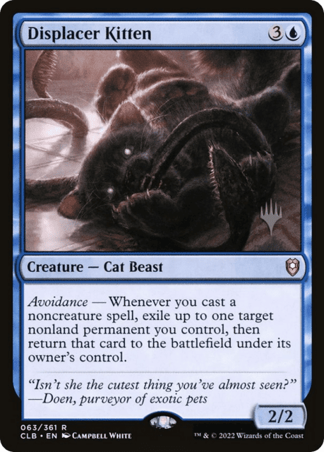 Displacer Kitten (63) — Battle for Baldur's Gate Promos
