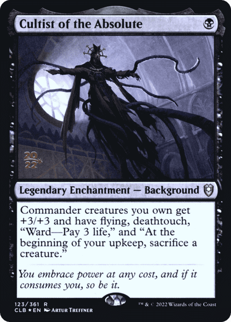 Cultist of the Absolute (123) — Battle for Baldur's Gate Promos