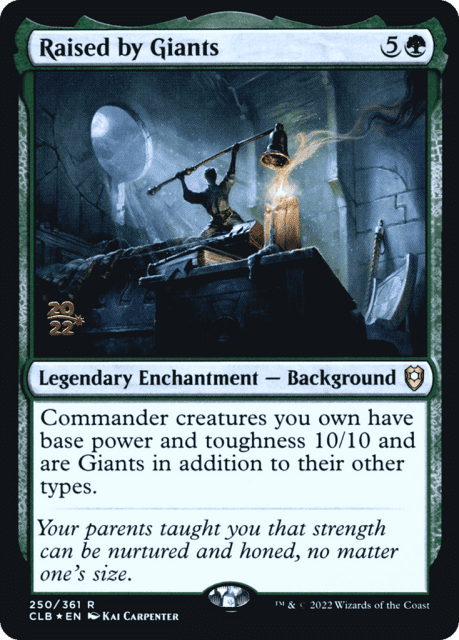 Raised by Giants (250) — Battle for Baldur's Gate Promos