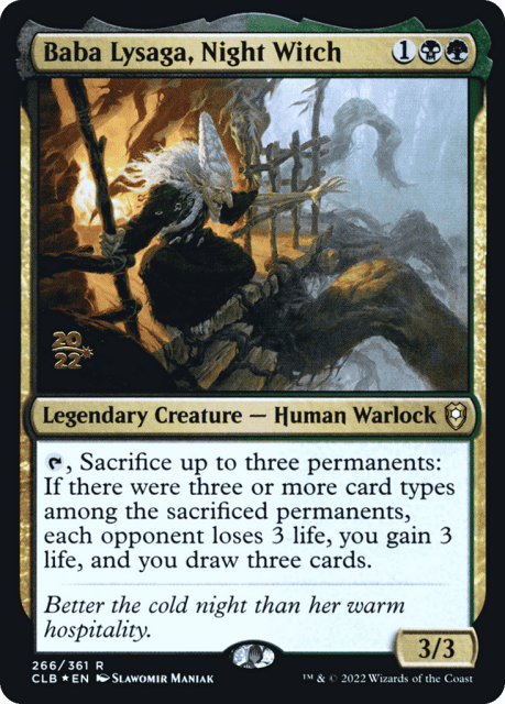 Baba Lysaga, Night Witch (266) — Battle for Baldur's Gate Promos
