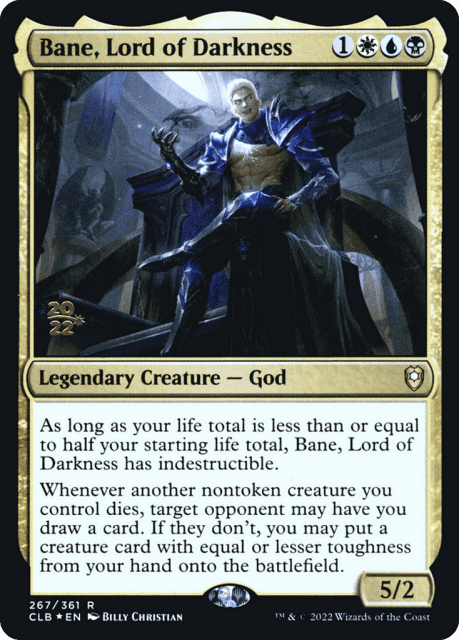 Bane, Lord of Darkness (267) — Battle for Baldur's Gate Promos