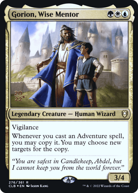Gorion, Wise Mentor (276) — Battle for Baldur's Gate Promos
