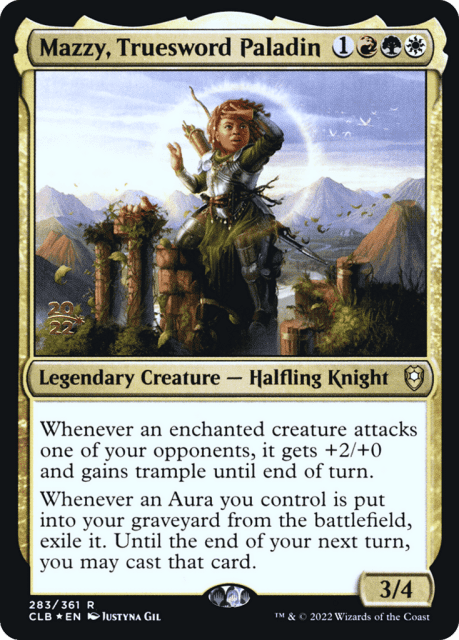 Mazzy, Truesword Paladin (283) — Battle for Baldur's Gate Promos