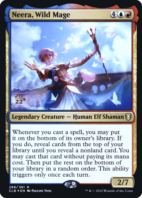 Neera, Wild Mage (288) — Battle for Baldur's Gate Promos