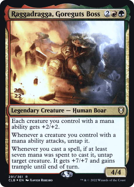 Raggadragga, Goreguts Boss (291) — Battle for Baldur's Gate Promos