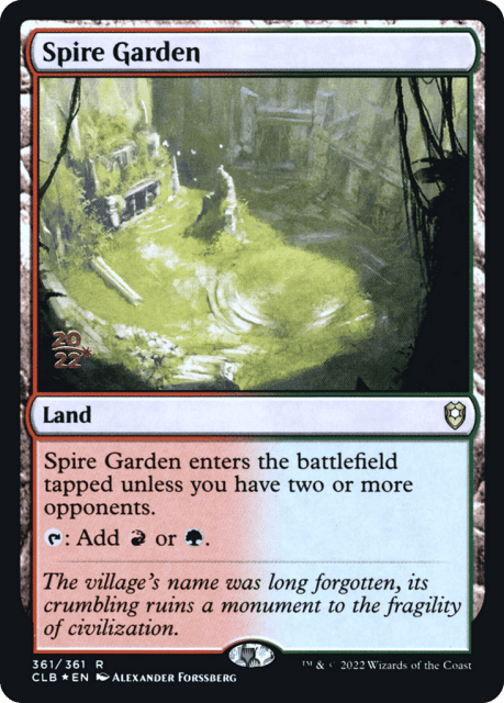 Spire Garden (361) — Battle for Baldur's Gate Promos