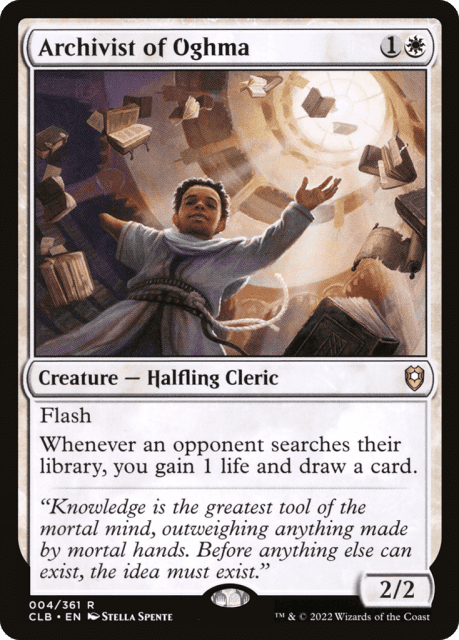 Archivist of Oghma (4) — Commander Legends: Battle for Baldur's Gate