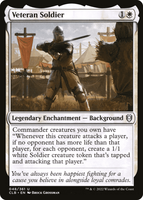 Veteran Soldier (48) — Commander Legends: Battle for Baldur's Gate