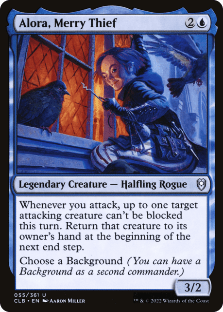 Alora, Merry Thief (55) — Commander Legends: Battle for Baldur's Gate