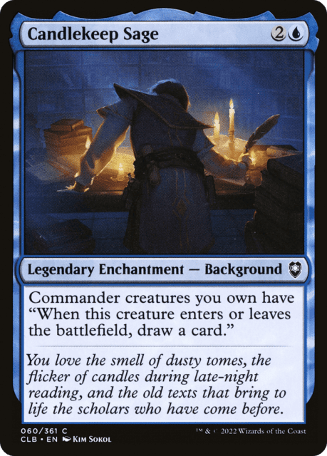 Candlekeep Sage (60) — Commander Legends: Battle for Baldur's Gate