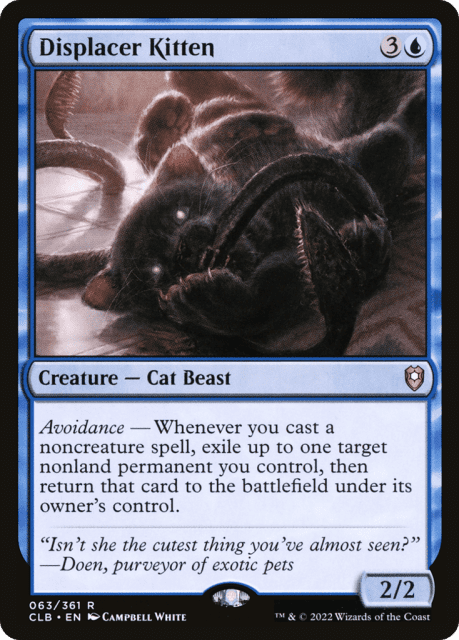 Displacer Kitten (63) — Commander Legends: Battle for Baldur's Gate