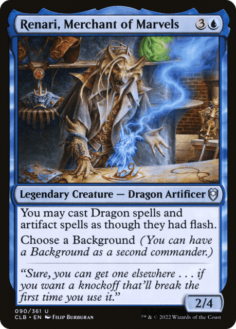 Renari, Merchant of Marvels (90) — Commander Legends: Battle for Baldur's Gate