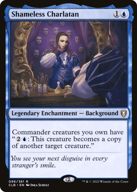 Shameless Charlatan (96) — Commander Legends: Battle for Baldur's Gate