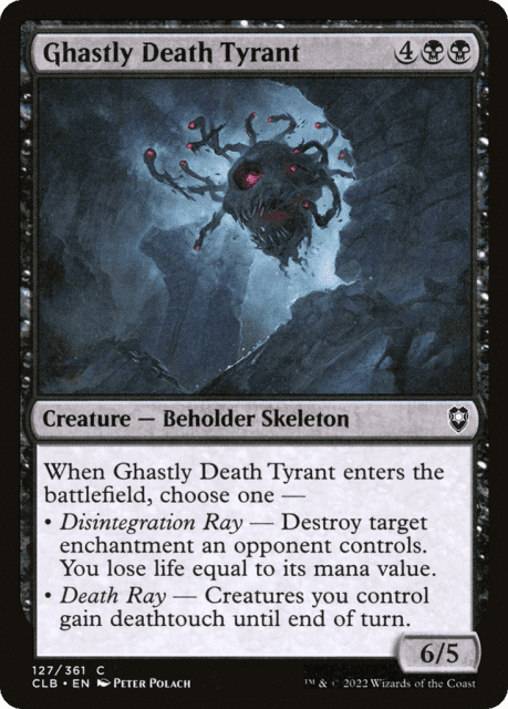 Ghastly Death Tyrant (127) — Commander Legends: Battle for Baldur's Gate