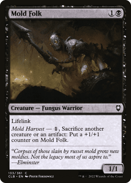 Mold Folk (133) — Commander Legends: Battle for Baldur's Gate
