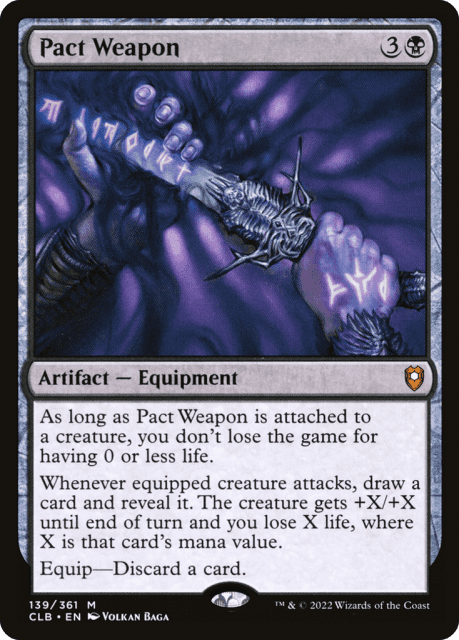 Pact Weapon (139) — Commander Legends: Battle for Baldur's Gate