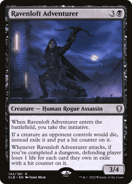 Ravenloft Adventurer (142) — Commander Legends: Battle for Baldur's Gate