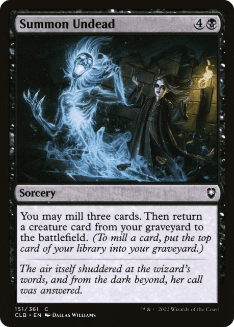 Summon Undead (151) — Commander Legends: Battle for Baldur's Gate