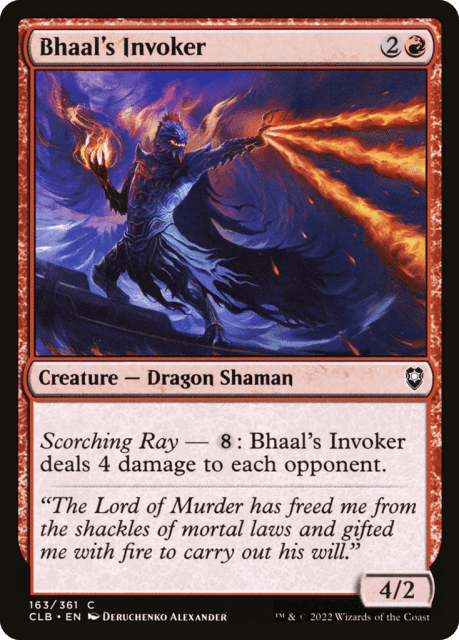 Bhaal's Invoker (163) — Commander Legends: Battle for Baldur's Gate
