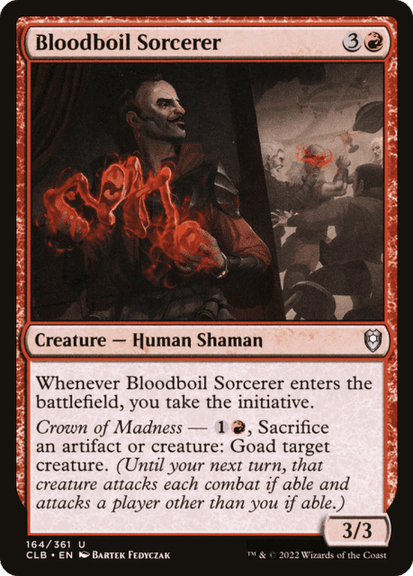Bloodboil Sorcerer (164) — Commander Legends: Battle for Baldur's Gate
