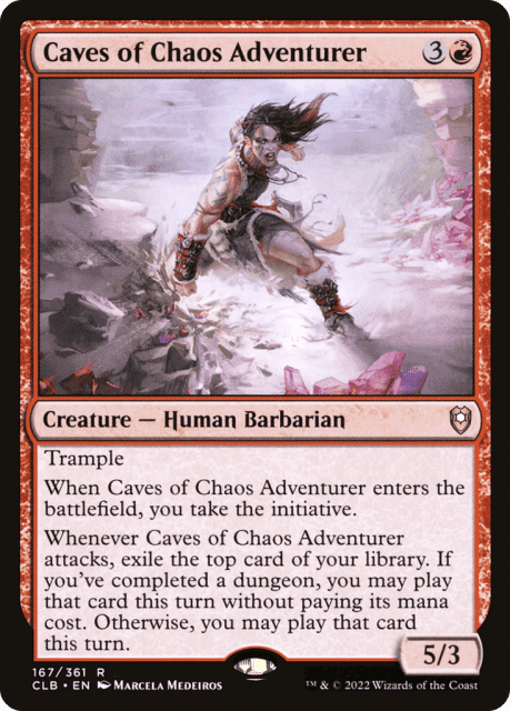 Caves of Chaos Adventurer (167) — Commander Legends: Battle for Baldur's Gate
