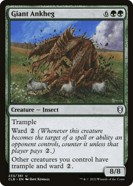 Giant Ankheg (233) — Commander Legends: Battle for Baldur's Gate