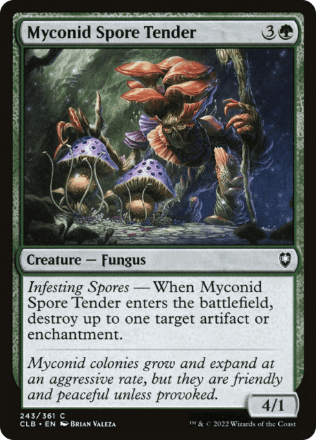 Myconid Spore Tender (243) — Commander Legends: Battle for Baldur's Gate