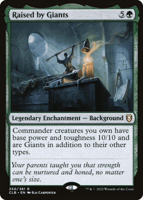 Raised by Giants (250) — Commander Legends: Battle for Baldur's Gate