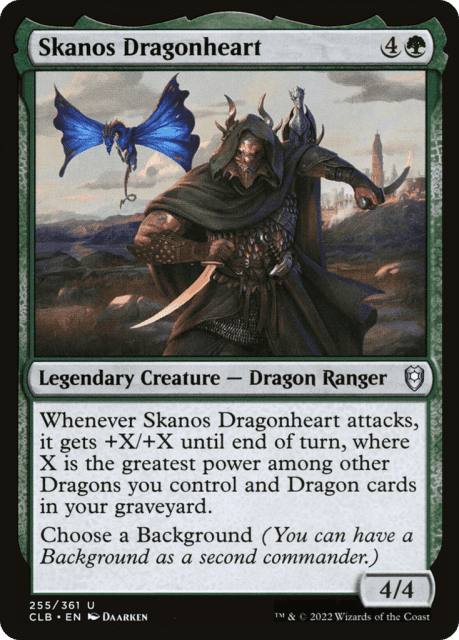 Skanos Dragonheart (255) — Commander Legends: Battle for Baldur's Gate