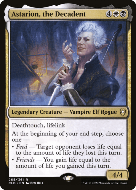 Astarion, the Decadent (265) — Commander Legends: Battle for Baldur's Gate