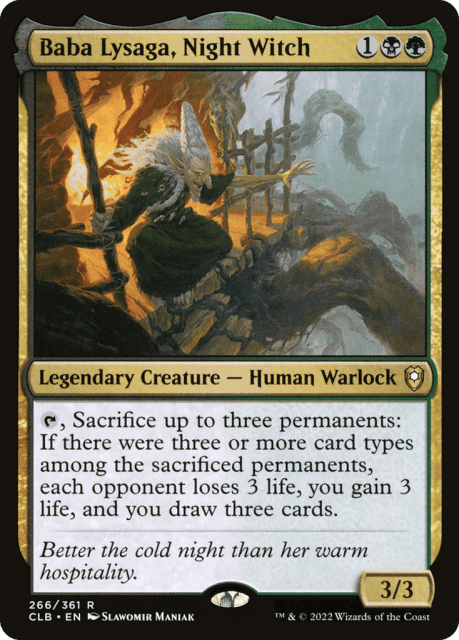 Baba Lysaga, Night Witch (266) — Commander Legends: Battle for Baldur's Gate