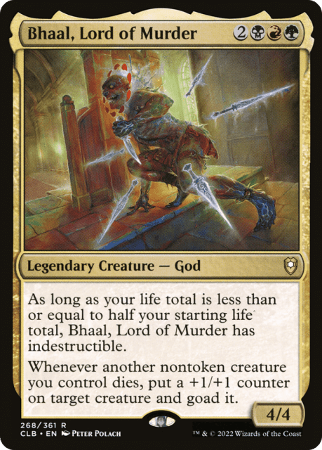 Bhaal, Lord of Murder (268) — Commander Legends: Battle for Baldur's Gate