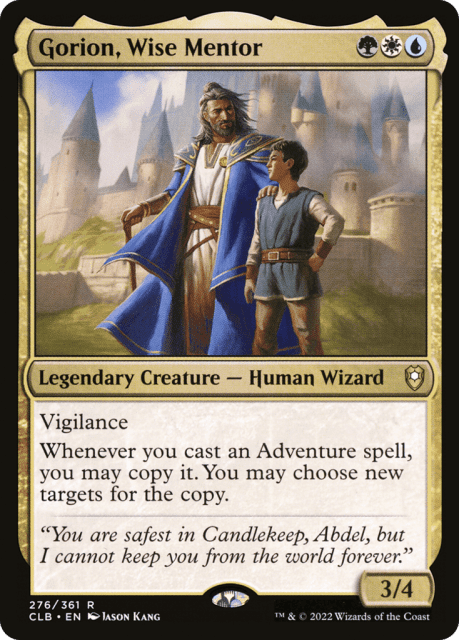 Gorion, Wise Mentor (276) — Commander Legends: Battle for Baldur's Gate