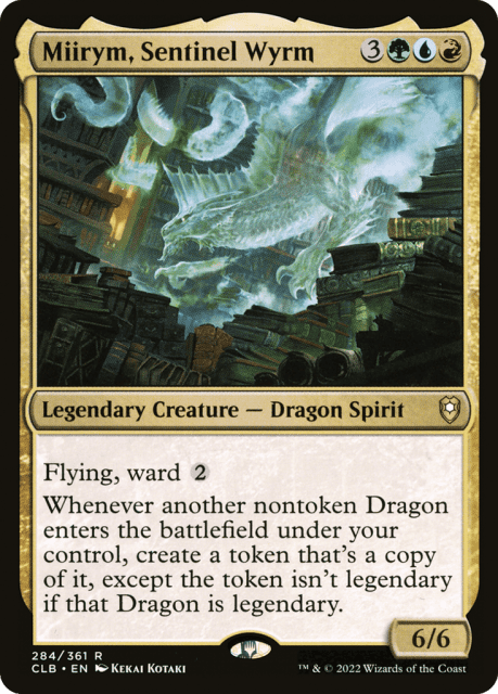 Miirym, Sentinel Wyrm (284) — Commander Legends: Battle for Baldur's Gate