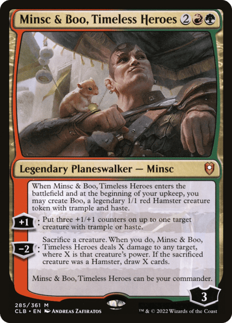 Minsc & Boo, Timeless Heroes (285) — Commander Legends: Battle for Baldur's Gate