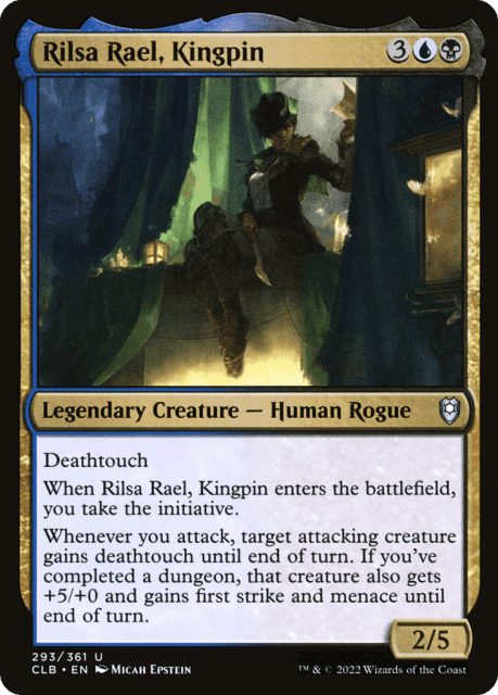 Rilsa Rael, Kingpin (293) — Commander Legends: Battle for Baldur's Gate