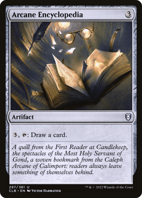 Arcane Encyclopedia (297) — Commander Legends: Battle for Baldur's Gate