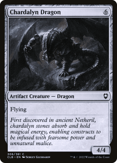 Chardalyn Dragon (306) — Commander Legends: Battle for Baldur's Gate