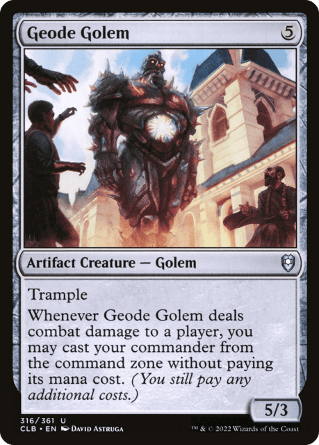 Geode Golem (316) — Commander Legends: Battle for Baldur's Gate